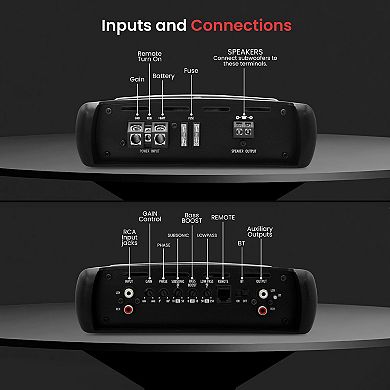 Pyle 14” Class D Mosfet Amplifier - Invincible