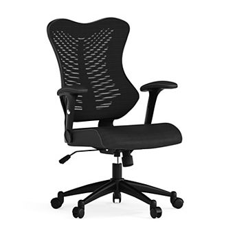 Flash Furniture High Back Designer Executive Swivel Ergonomic Office Chair with Adjustable Arms