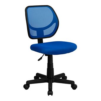Flash Furniture Low Back Mesh Swivel Task Office Chair with Curved Square Back