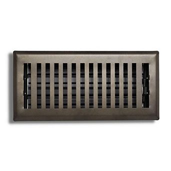 Sierra Grates Precision Flow Steel Floor Register - Contemporary Design, Premium Vent Covers 4" W