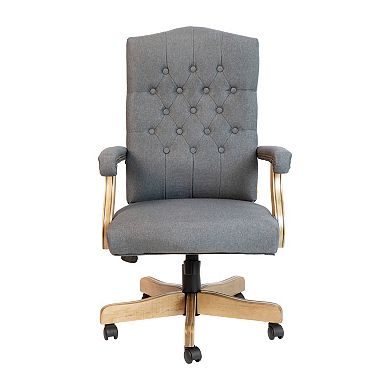 Flash Furniture Executive Swivel Office Chair with Arms