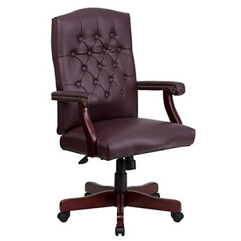 Flash Furniture Executive Swivel Office Chair with Arms