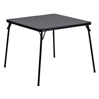 Flash Furniture Foldable Card Table with Vinyl Table Top - Game Table - Portable Table