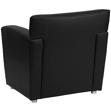 Flash Furniture LeatherSoft Chair with Extended Panel Arms