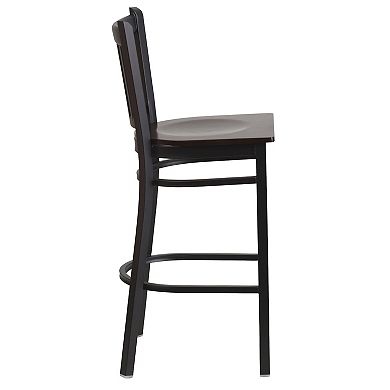 Flash Furniture Vertical Back Metal Restaurant Barstool