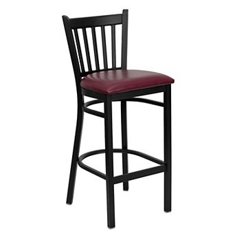 Flash Furniture Vertical Back Metal Restaurant Barstool
