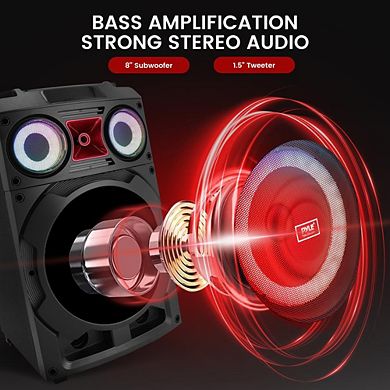 Pyle Portable Bluetooth PA Speaker System