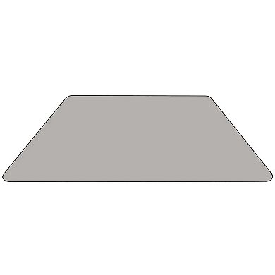 Flash Furniture Mobile 29''W x 57''L Trap Thermal Laminate Activity Table - Adjustable Legs