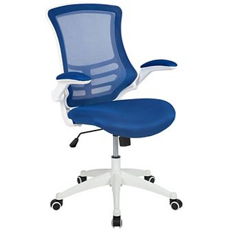 Flash Furniture Mid-Back Mesh Swivel Ergonomic Task Office Chair with Flip-Up Arms