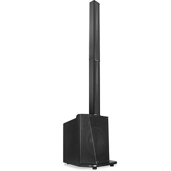 Pyle 1600W Professional Line Array Column Speaker System with 10" Subwoofer, 8 x 3" Drivers