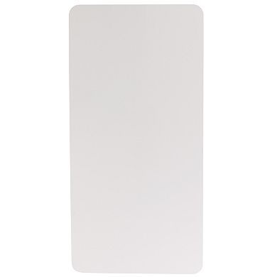 Flash Furniture 30"W x 60"D White Plastic Folding Indoor-Outdoor Training Table
