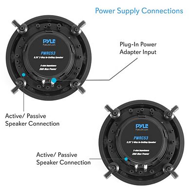 Pyle 5.25" Waterproof Ceiling/Wall Speakers