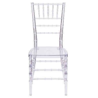 Flash Furniture Crystal Stacking Chiavari Chair - Event Seating - Stack Chairs