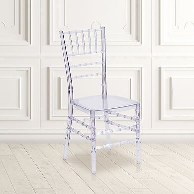 Flash Furniture Crystal Stacking Chiavari Chair - Event Seating - Stack Chairs