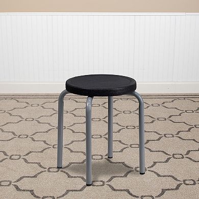 Flash Furniture Stackable Stool with Powder Coated Frame
