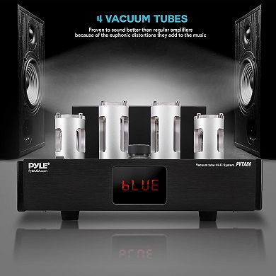 Pyle Bluetooth Tube Amplifier Receiver - 500W