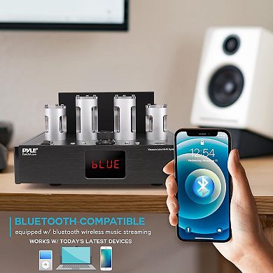 Pyle Bluetooth Tube Amplifier Receiver - 500W