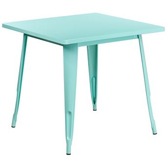 Flash Furniture 31.5'' Square Metal Indoor-Outdoor Table