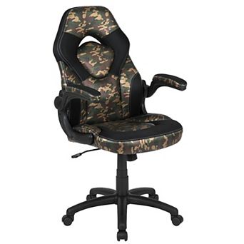 Flash Furniture High Back Racing Style Ergonomic Gaming Chair with Flip-Up Arms