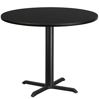 Flash Furniture 42'' Round Laminate Table Top with 33'' x 33'' Table Height Base