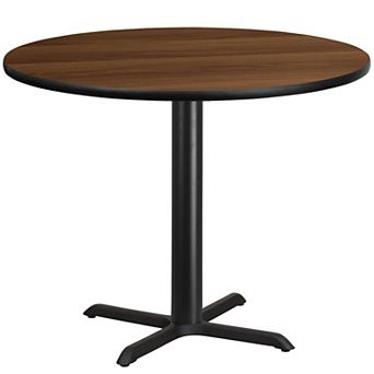 Flash Furniture 42'' Round Laminate Table Top with 33'' x 33'' Table Height Base