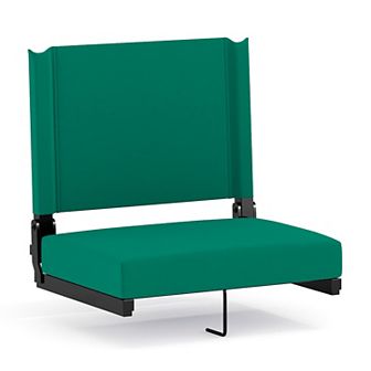 Flash Furniture 500 lb. Rated Lightweight Stadium Chair-Handle-Padded Seat