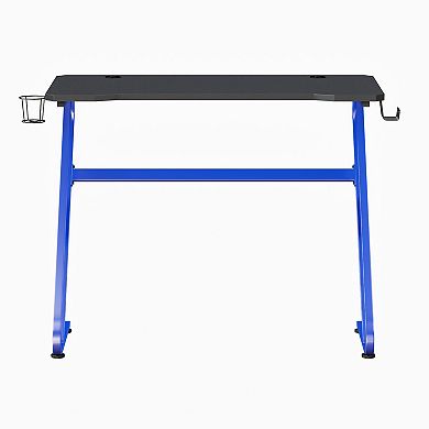 Flash Furniture Professional Gaming Ergonomic Desk with Cup Holder and Headphone Hook