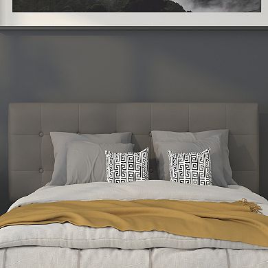 Flash Furniture Button Tufted Upholstered Headboard