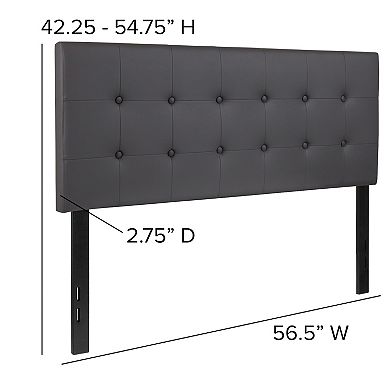 Flash Furniture Button Tufted Upholstered Headboard