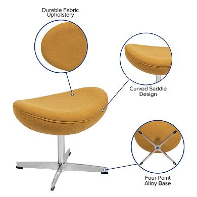 Flash Furniture Saddle Ottoman - Footrest