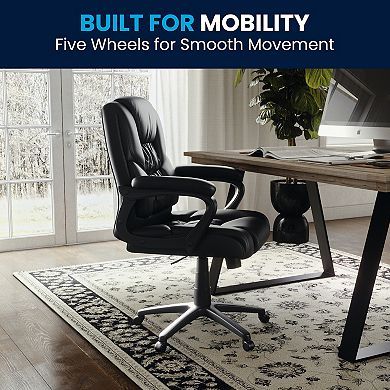 Flash Furniture Flash Fundamentals Big & Tall 400 lb. Rated LeatherSoft Office Chair