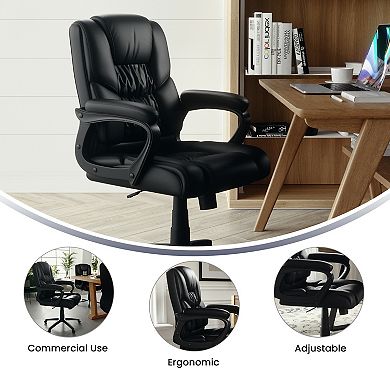 Flash Furniture Flash Fundamentals Big & Tall 400 lb. Rated LeatherSoft Office Chair