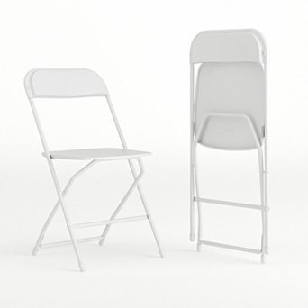 Flash Furniture Plastic Folding Chair 650LB Weight Capacity - Event Chair