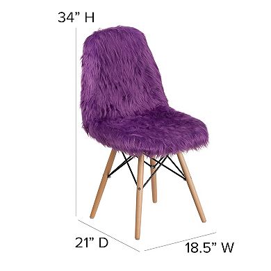 Flash Furniture Shaggy Dog Accent Chair - Dorm Chair