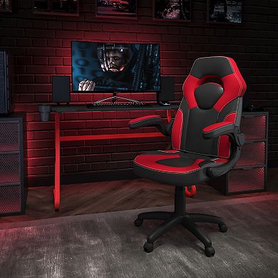 Flash Furniture Gaming Desk and Chair Set with Cup Holder and Headphone Hook - Desk Bundle