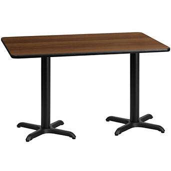 Flash Furniture 30'' x 60'' Rectangular Laminate Table Top with 22'' x 22'' Table Height Bases