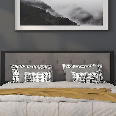 Flash Furniture Metal Tufted Upholstered Headboard - Modern Headboard
