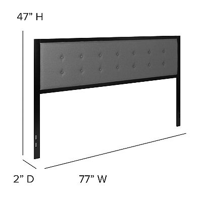 Flash Furniture Metal Tufted Upholstered Headboard - Modern Headboard
