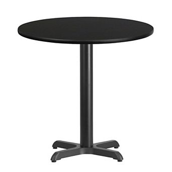 Flash Furniture 30'' Round Laminate Table Top with 22'' x 22'' Table Height Base