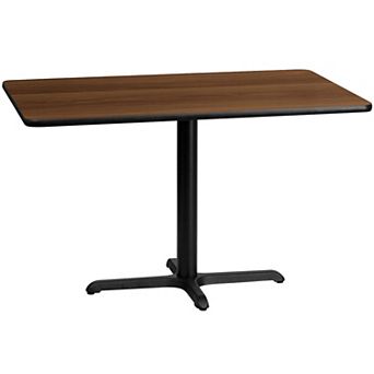 Flash Furniture 30'' x 48'' Rectangular Laminate Table Top w/ 23.5'' x 29.5'' Table Height Base