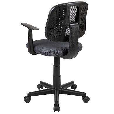 Flash Furniture Pivot Back Mesh Swivel Task Office Chair with Arms