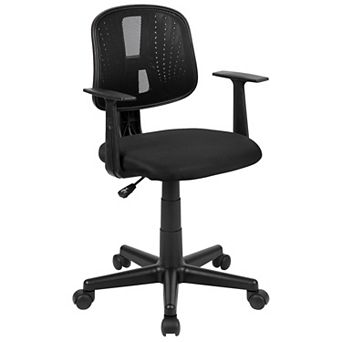 Flash Furniture Pivot Back Mesh Swivel Task Office Chair with Arms