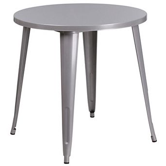 Flash Furniture 30'' Round Metal Indoor-Outdoor Table
