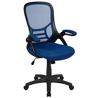 Flash Furniture High Back Mesh Ergonomic Swivel Office Computer Chair with Flip-up Arms