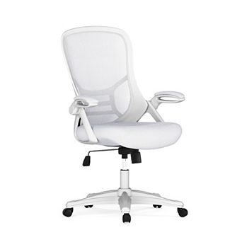 Flash Furniture High Back Mesh Ergonomic Swivel Office Computer Chair with Flip-up Arms