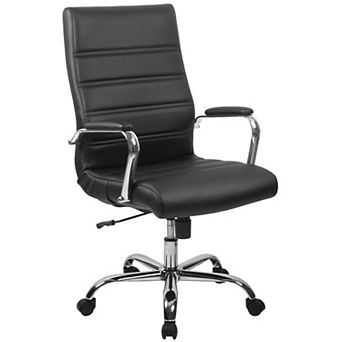 Flash Furniture High Back Executive Swivel Office Chair with Metal Frame/Arms