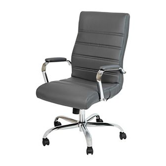 Flash Furniture High Back Executive Swivel Office Chair with Metal Frame/Arms