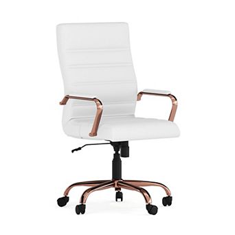 Flash Furniture High Back Executive Swivel Office Chair with Metal Frame/Arms