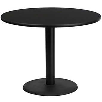 Flash Furniture 42'' Round Laminate Table Top with 24'' Round Table Height Base