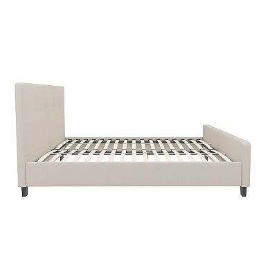 Flash Furniture Button Tufted Upholstered Platform Bed
